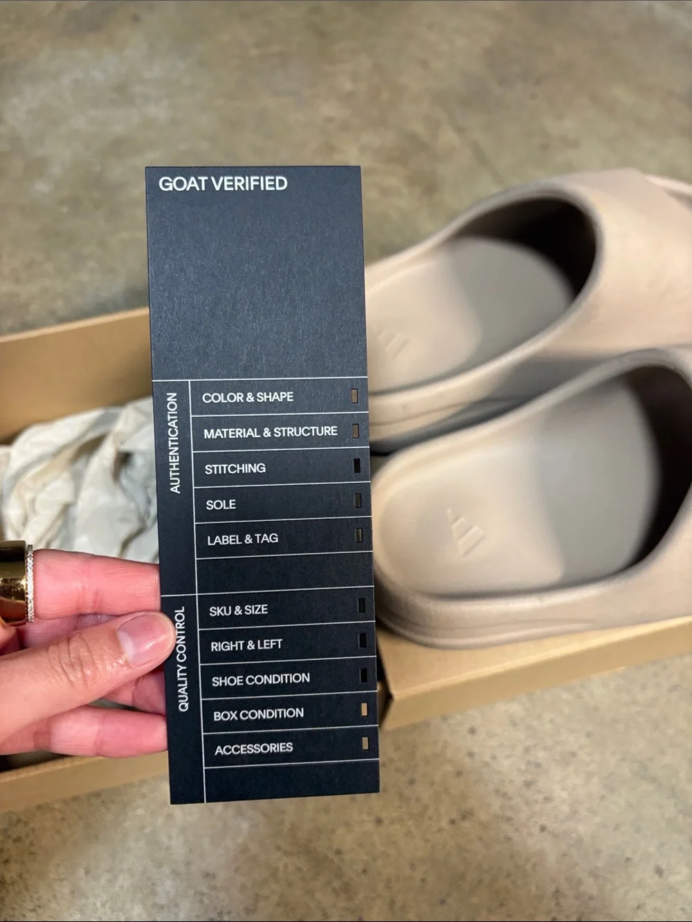 Yezzy Women's Slide Sandals in Taupe